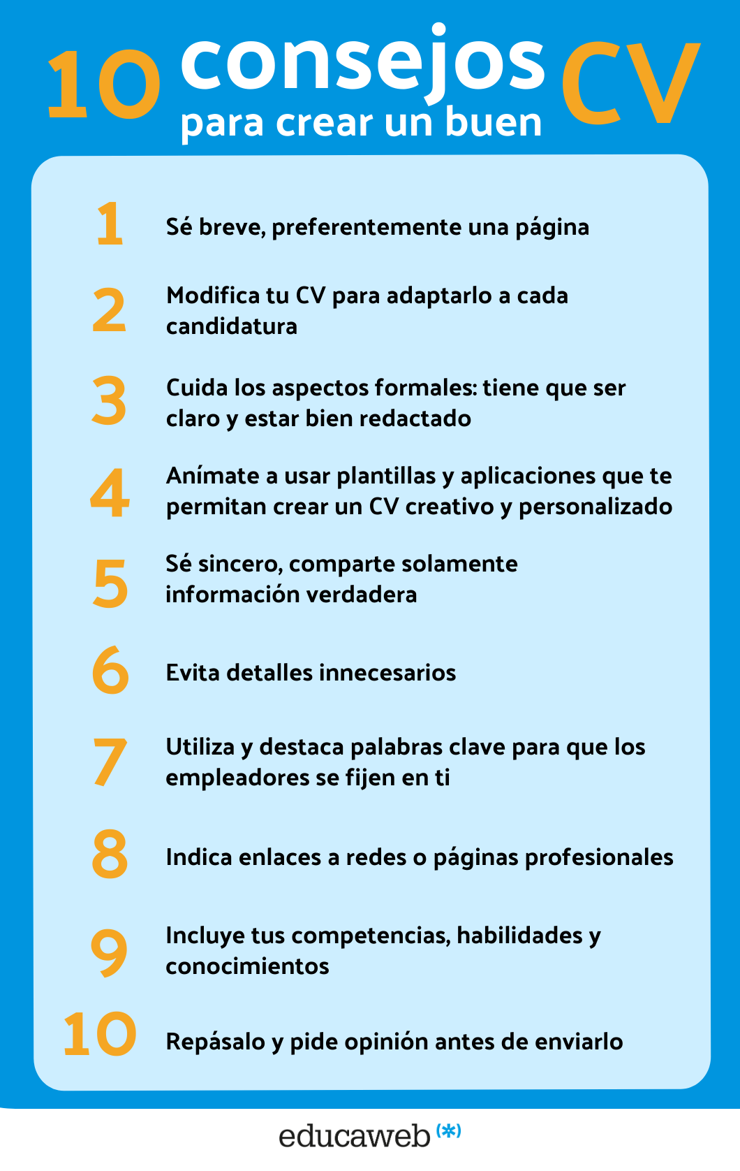 Detalles 71+ palabras claves cv última - kenmei.edu.vn